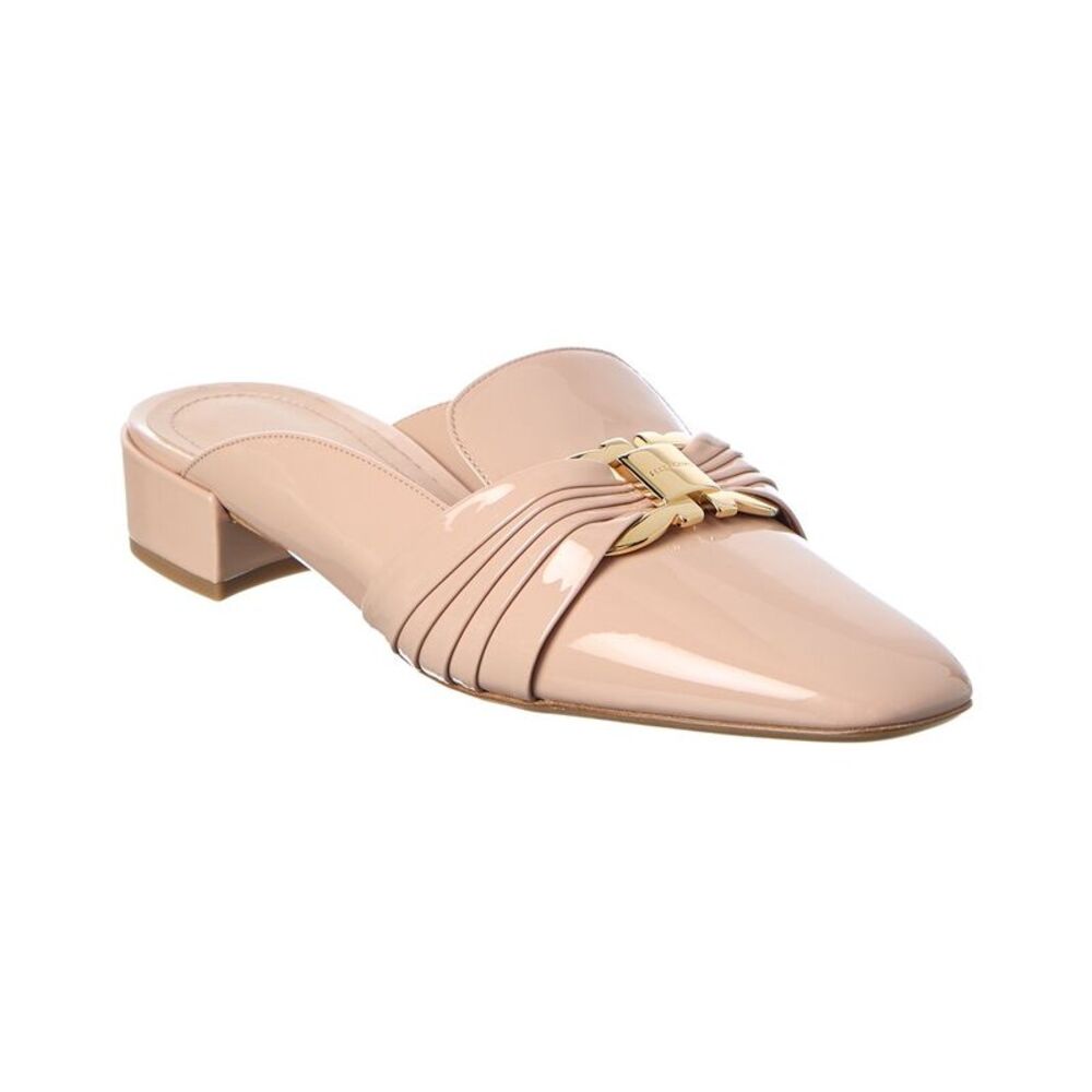 Ferragamo Corby Patent Mule, Pink